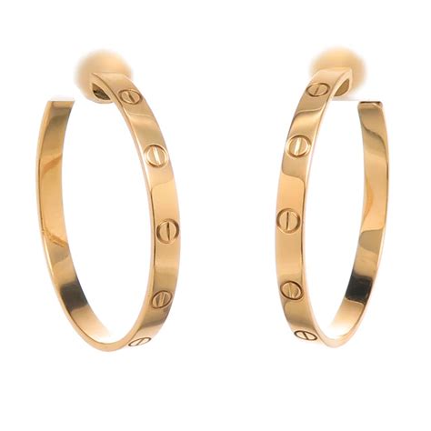 cartier love earrings for women